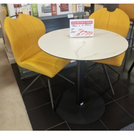 Akante - Round Table and 2 chairs